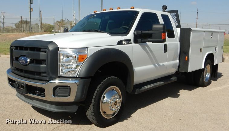 image for item HC9134 2013 Ford F450 Super Duty  utility truck with crane