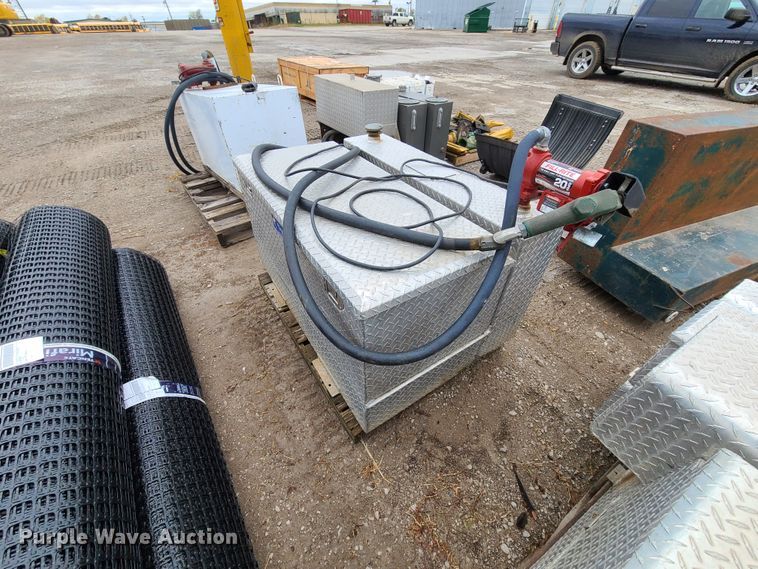 image for item HM9307 (3) aluminum auxiliary fuel tanks/toolboxes