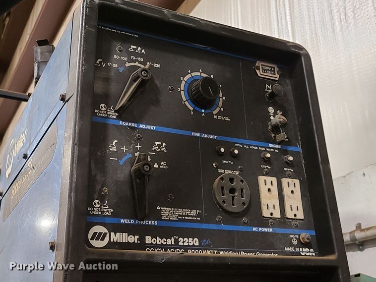image for item HM9317 Miller Bobcat 225G welder/generator