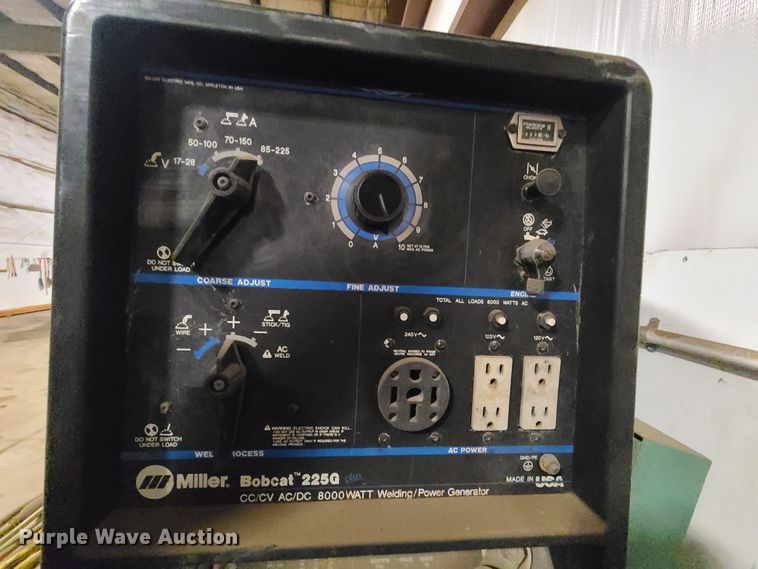 image for item HM9317 Miller Bobcat 225G welder/generator