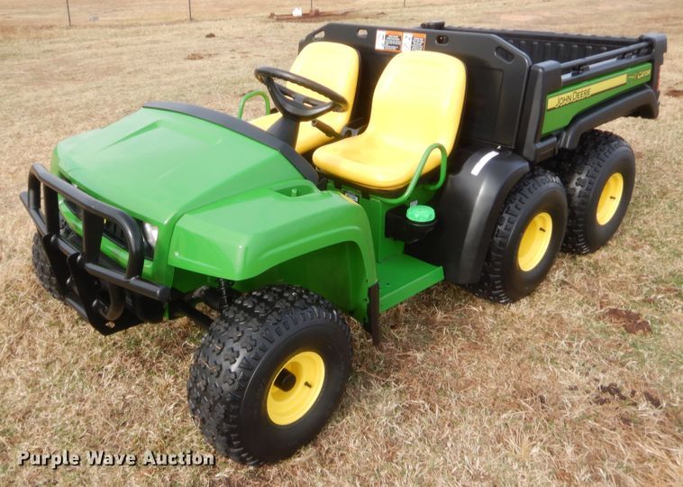 2014 John Deere Gator 6X4 utility vehicle in Shamrock, OK Item HW9159