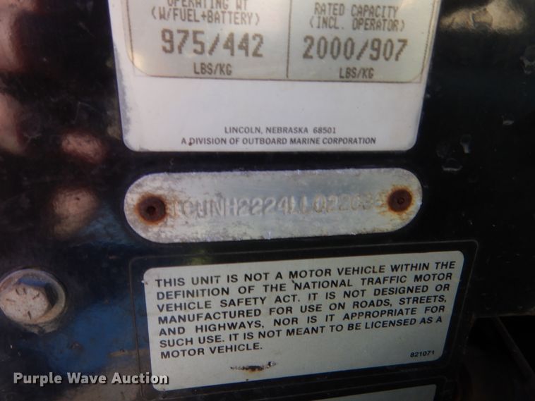 image for item HW9191 1999 Cushman 898530-9020  utlility vehicle