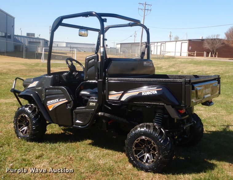 image for item HW9192 2018 Kubota Sidekick RTV-XG850  utility vehicle