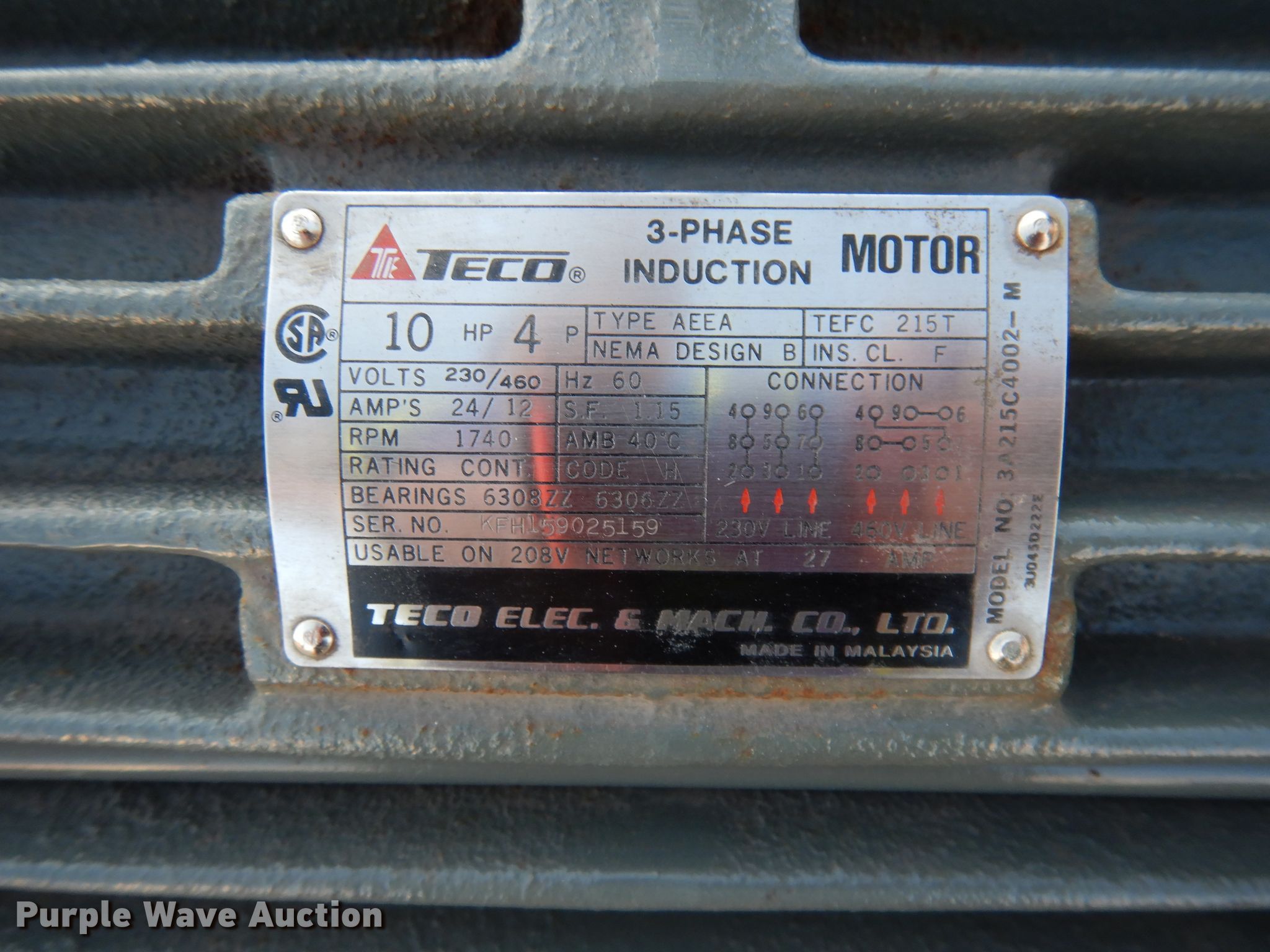 Honeywell WP210K1140 compressor in Topeka, KS Item GJ9614 sold