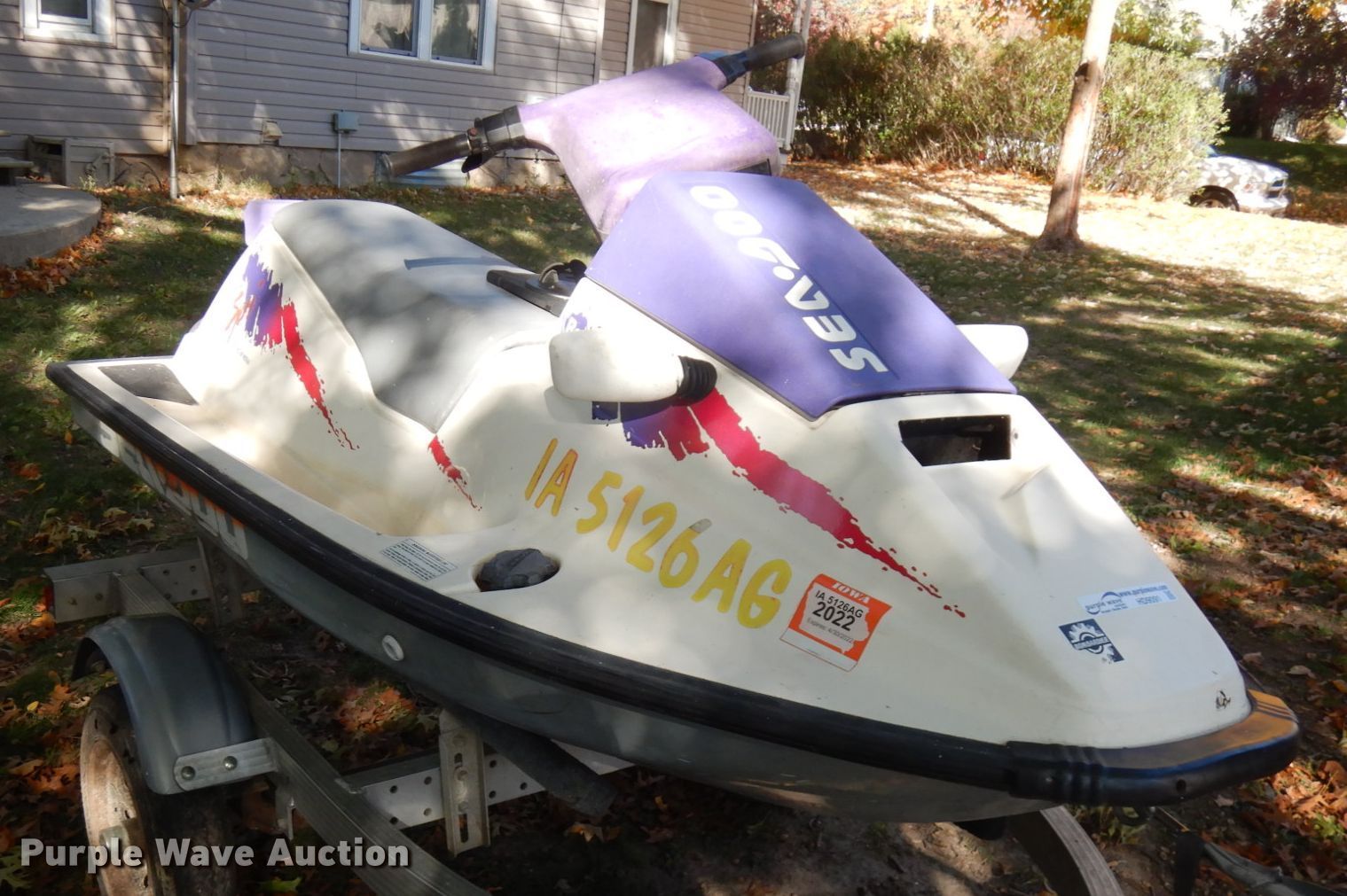 1992 SeaDoo Bombardier personal watercraft in Burlington, IA Item