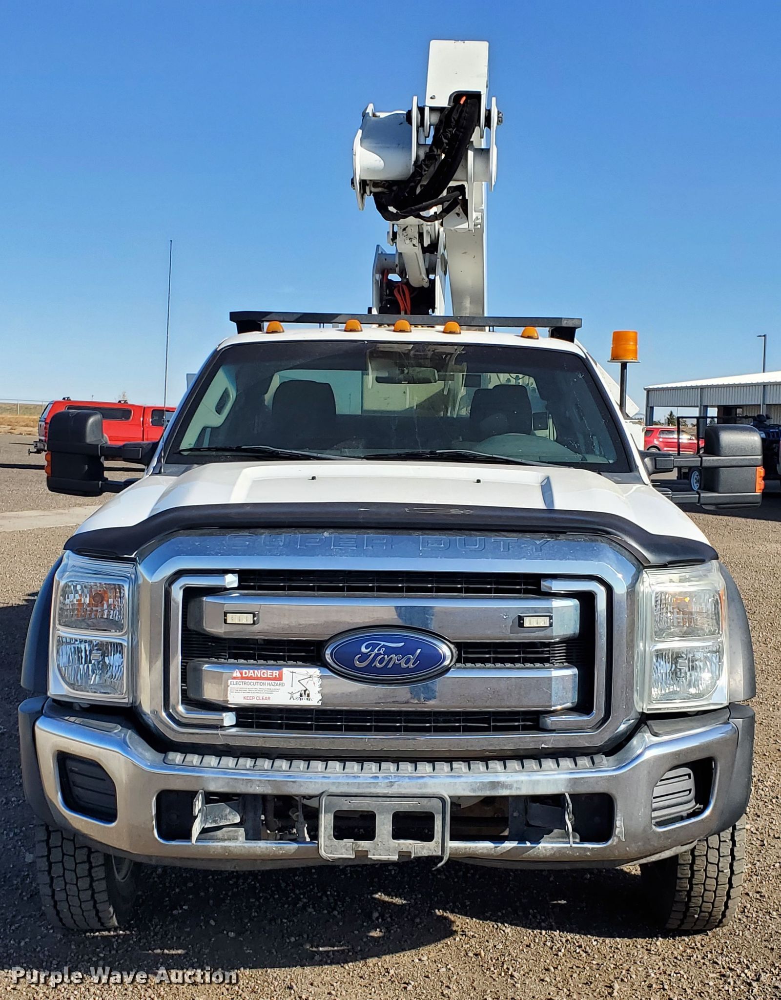 ford f550 super cab on 2013 Ford F550 Super Duty Supercab Bucket Truck In Akron Co Item Hs9036 Sold Purple Wave