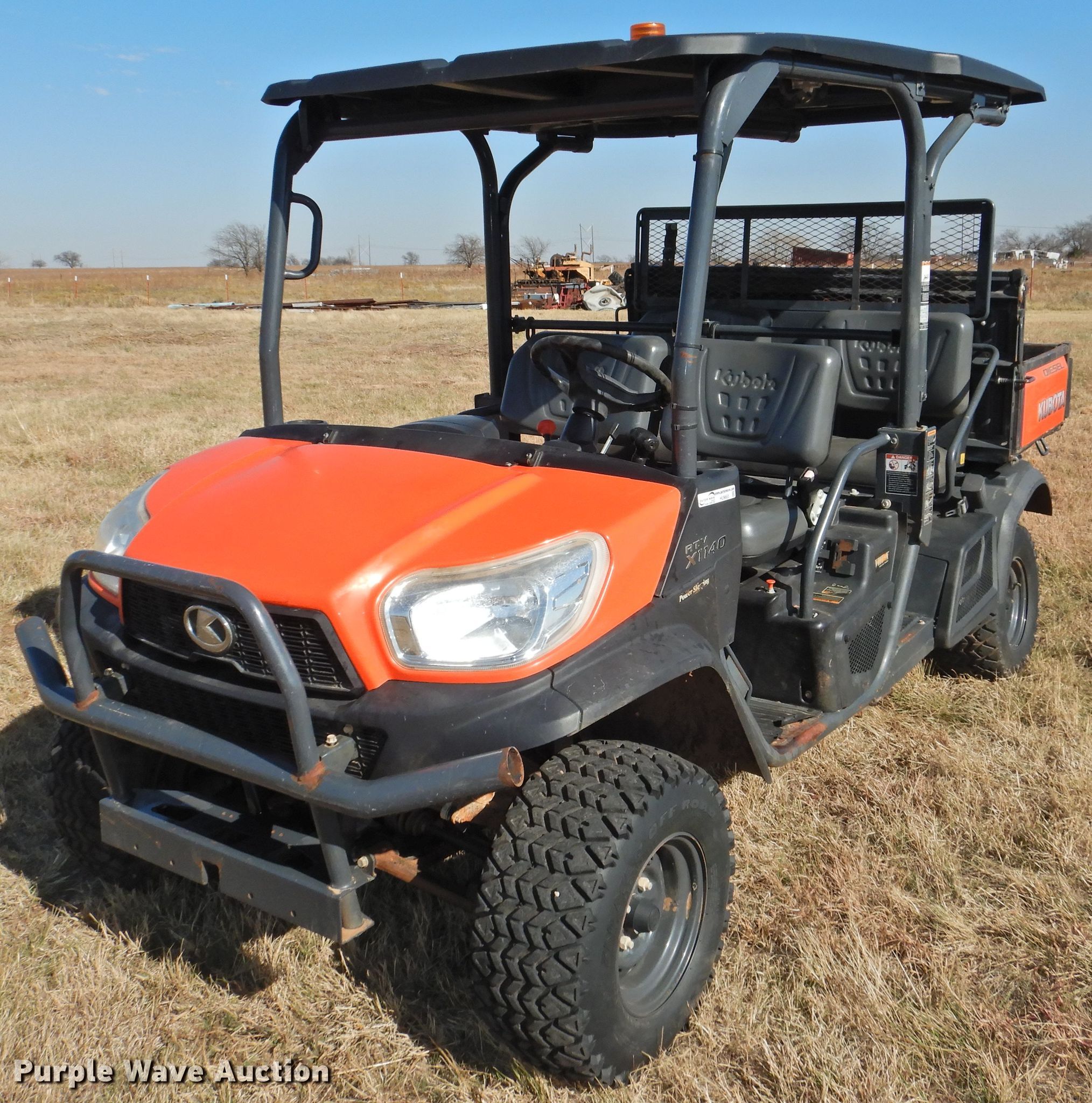 2017 Kubota RTVX1140 utility vehicle in Lawton, OK Item HU9665 sold