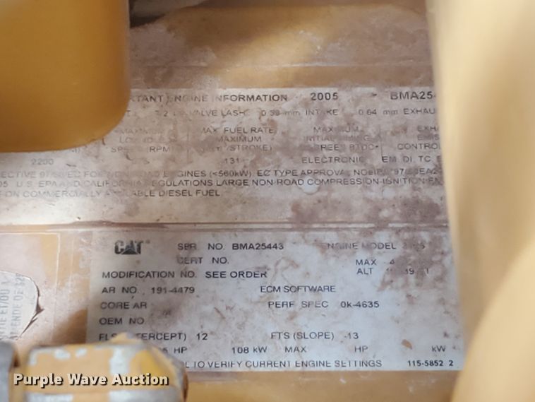 image for item DF5739 2006 Caterpillar D6N XL  dozer