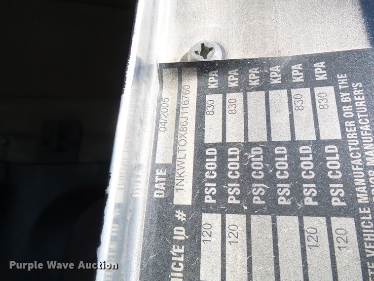 image for item DG2118 2006 Kenworth W900  dump truck