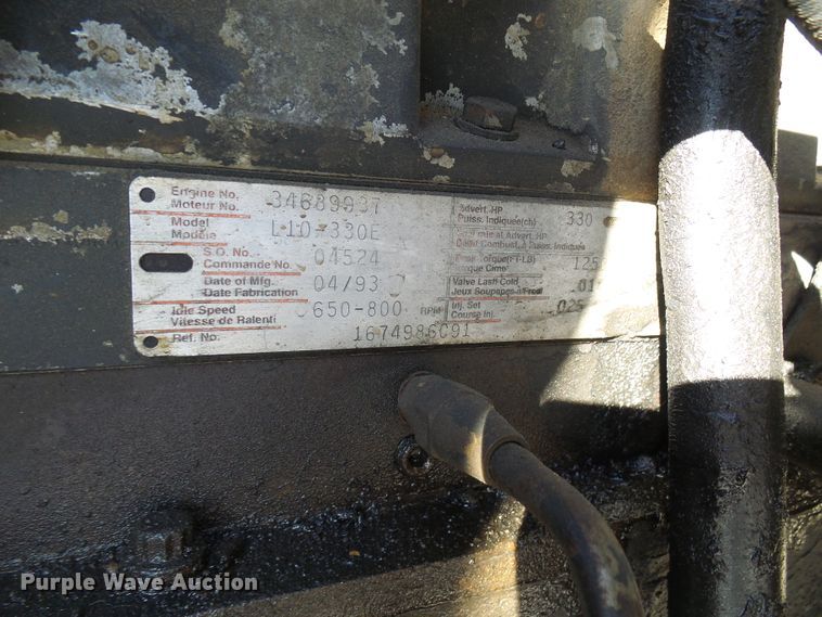 image for item DG2123 1993 International 9200  dump truck