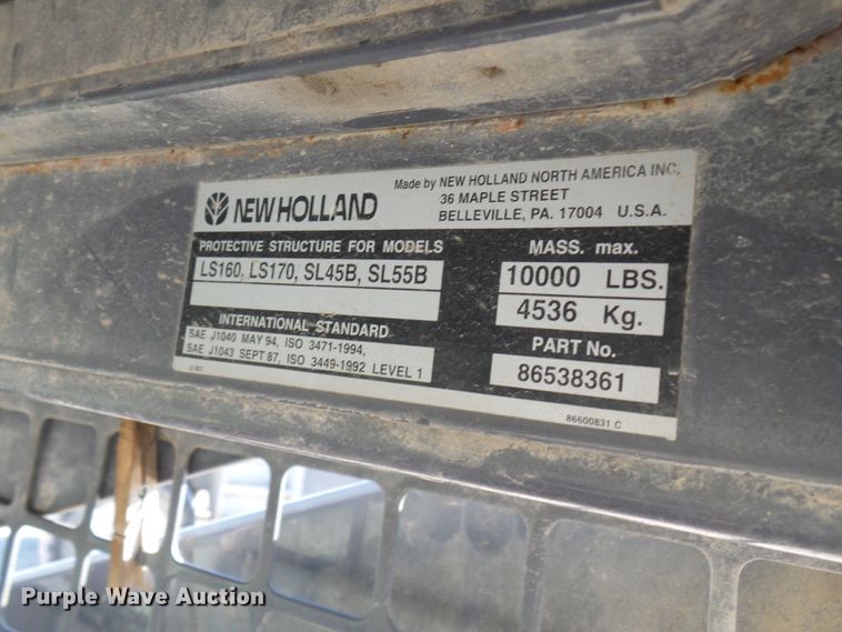 image for item DG2125 2000 New Holland LS170  skid steer loader