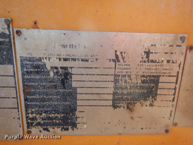 image for item DG8386 2011 Haulotte Biljax 3522A  boom lift