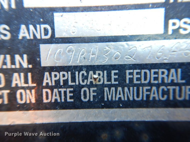 image for item DG8392 2006 Circle M equipment trailer