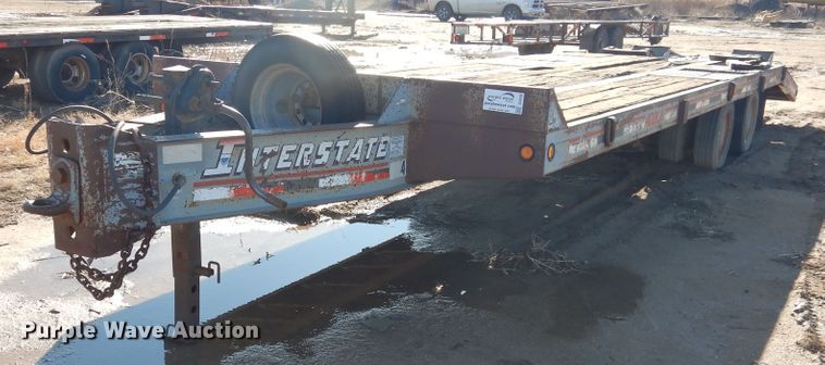 image for item DG8393 2000 Interstate 400LA equipment trailer
