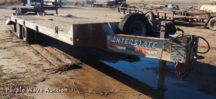 image for item DG8393 2000 Interstate 400LA equipment trailer