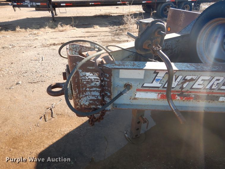 image for item DG8393 2000 Interstate 400LA equipment trailer
