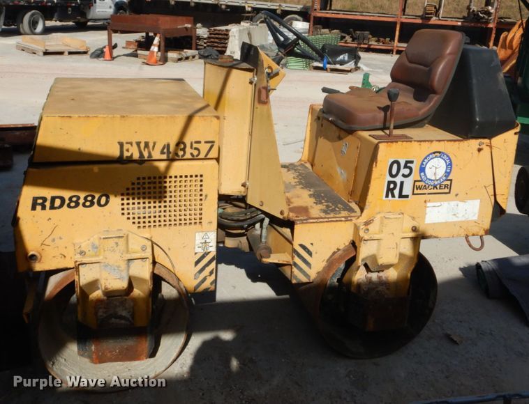 1997 Wacker RD880 double drum roller in St. Louis, MO | Item DI1038 ...