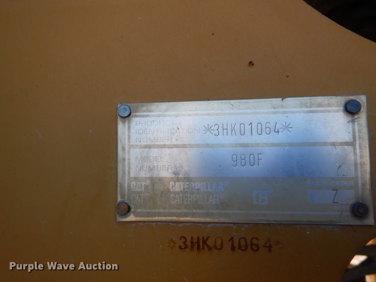 image for item DI1060 1994 Caterpillar 980F  wheel loader