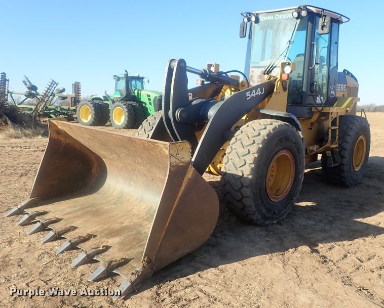 image for item DI7294 2007 John Deere 544J  wheel loader