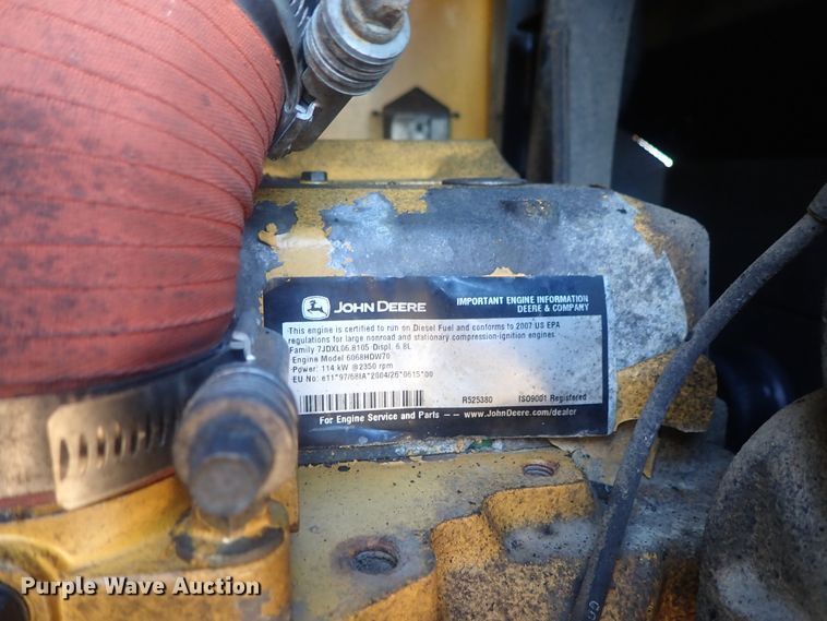 image for item DI7294 2007 John Deere 544J  wheel loader