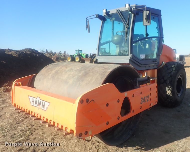 image for item DI7353 2008 Hamm 3412  vibratory single drum roller