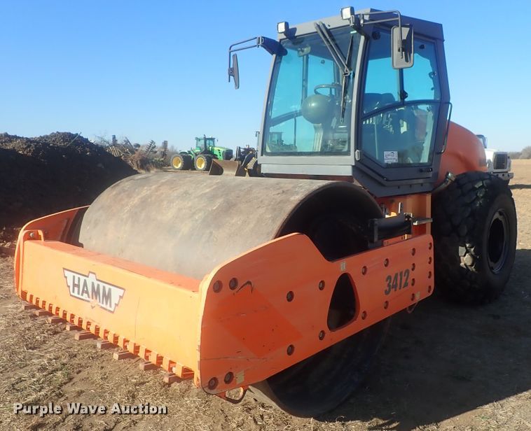 image for item DI7353 2008 Hamm 3412  vibratory single drum roller