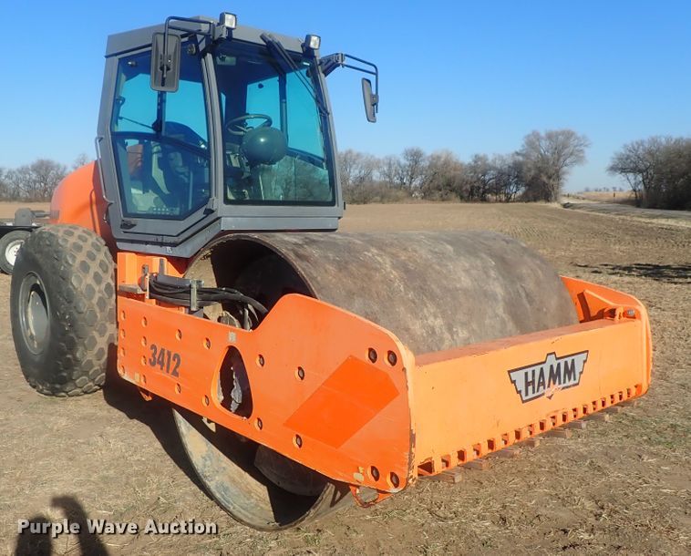 image for item DI7353 2008 Hamm 3412  vibratory single drum roller