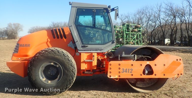 image for item DI7353 2008 Hamm 3412  vibratory single drum roller