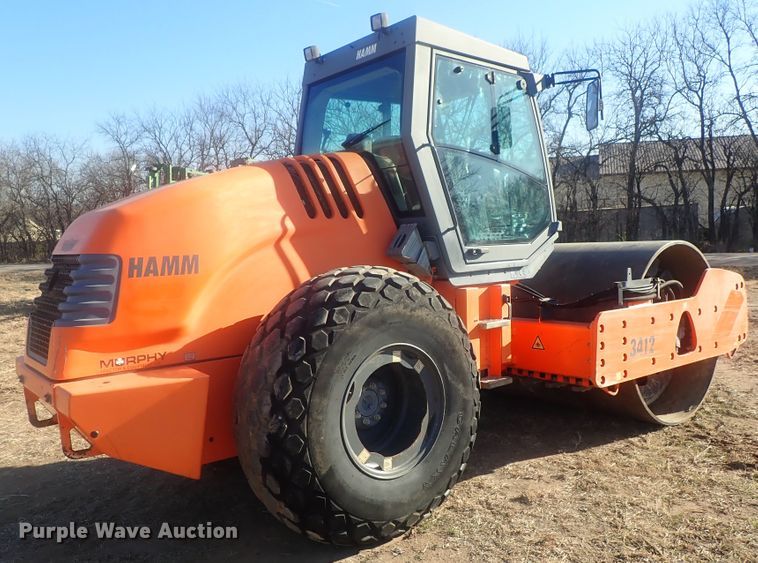 image for item DI7353 2008 Hamm 3412  vibratory single drum roller