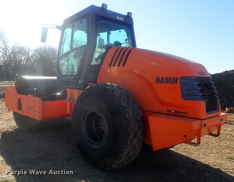 image for item DI7353 2008 Hamm 3412  vibratory single drum roller