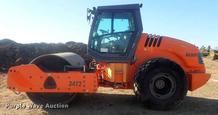 image for item DI7353 2008 Hamm 3412  vibratory single drum roller