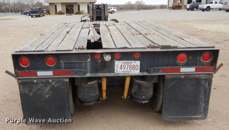 image for item DI8009 1992 Etnyre lowboy equipment trailer