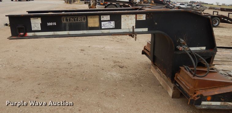 image for item DI8009 1992 Etnyre lowboy equipment trailer