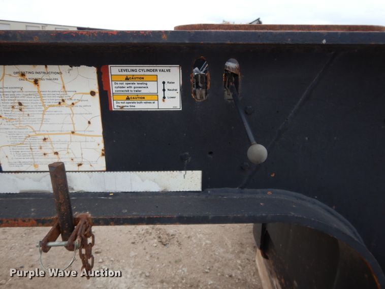 image for item DI8009 1992 Etnyre lowboy equipment trailer