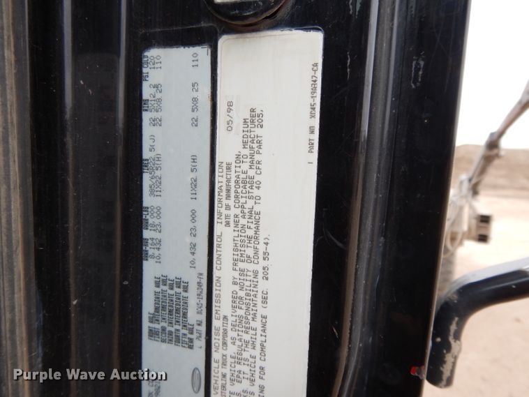 image for item DI8010 1999 Sterling Acterra  roll-off container truck