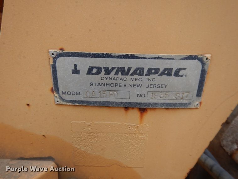 image for item DI8016 Dynapac CA15PD  vibratory single drum roller