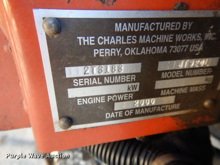 image for item DI8099 2000 Ditch Witch JT920L  directional boring unit