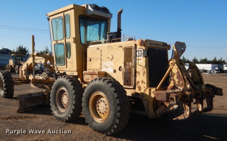 image for item DJ2077 1980 Caterpillar 140G  motor grader