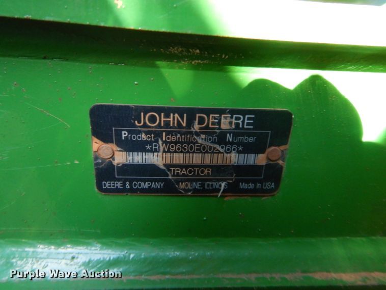 image for item DJ2083 2008 John Deere 9630  Scraper Special 4WD tractor
