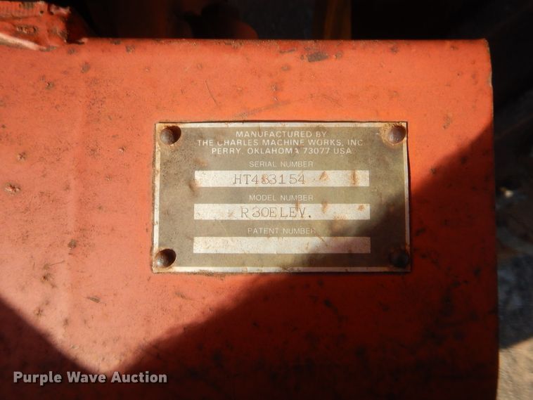 image for item DJ2096 1981 Ditch Witch 3210   trencher