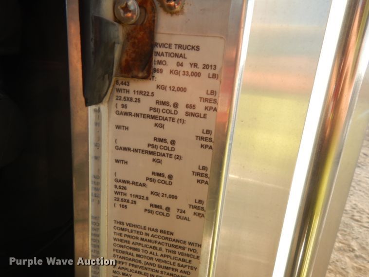 image for item DJ5775 2014 Kenworth T370  service truck