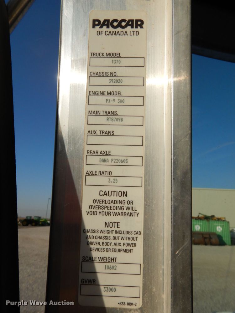 image for item DJ5775 2014 Kenworth T370  service truck