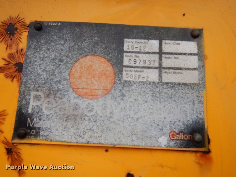 image for item DJ5789 1985 International F2554  dump truck