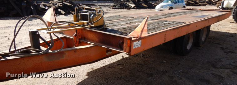 image for item DJ5794 1987 Evans Plugge T202D7 tilt deck equipment trailer