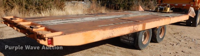 image for item DJ5794 1987 Evans Plugge T202D7 tilt deck equipment trailer