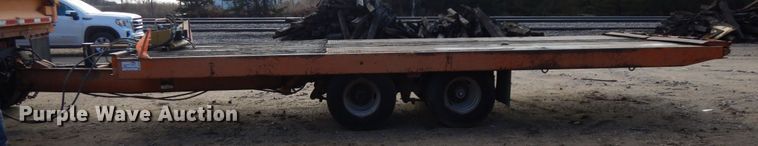 image for item DJ5794 1987 Evans Plugge T202D7 tilt deck equipment trailer