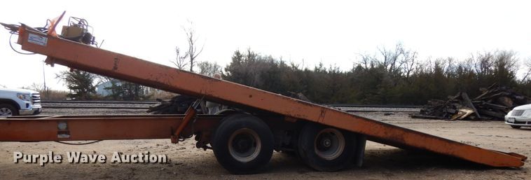 image for item DJ5794 1987 Evans Plugge T202D7 tilt deck equipment trailer