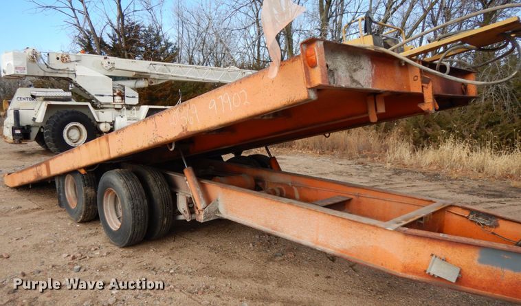 image for item DJ5794 1987 Evans Plugge T202D7 tilt deck equipment trailer