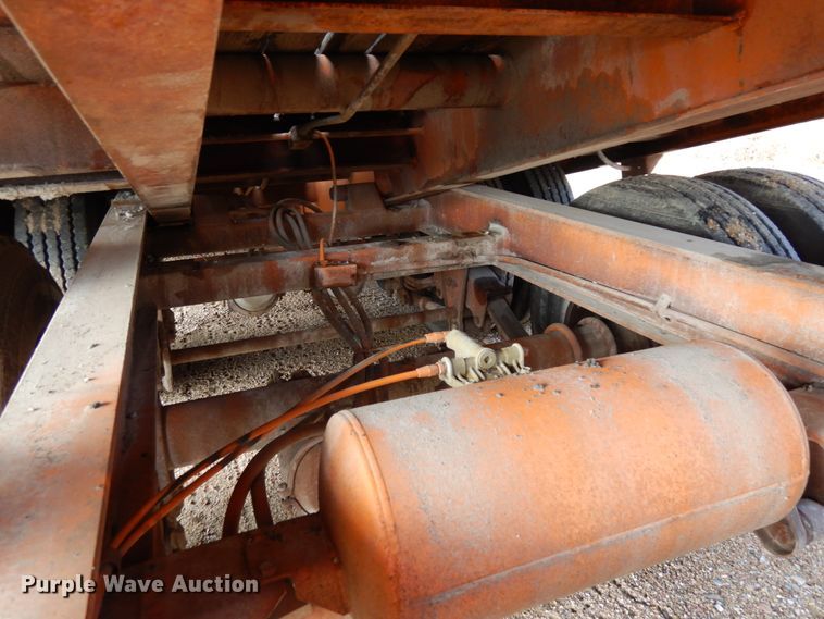 image for item DJ5794 1987 Evans Plugge T202D7 tilt deck equipment trailer