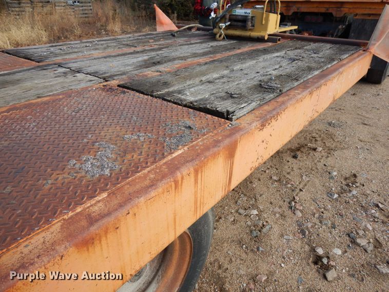 image for item DJ5794 1987 Evans Plugge T202D7 tilt deck equipment trailer